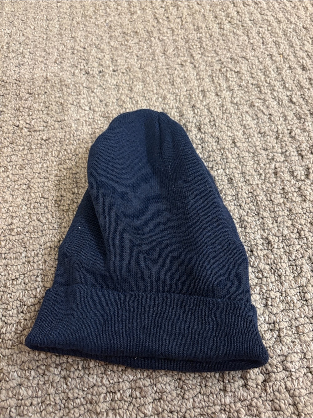 Classic Navy Knit Beanie - Woman’s Winter Hat
